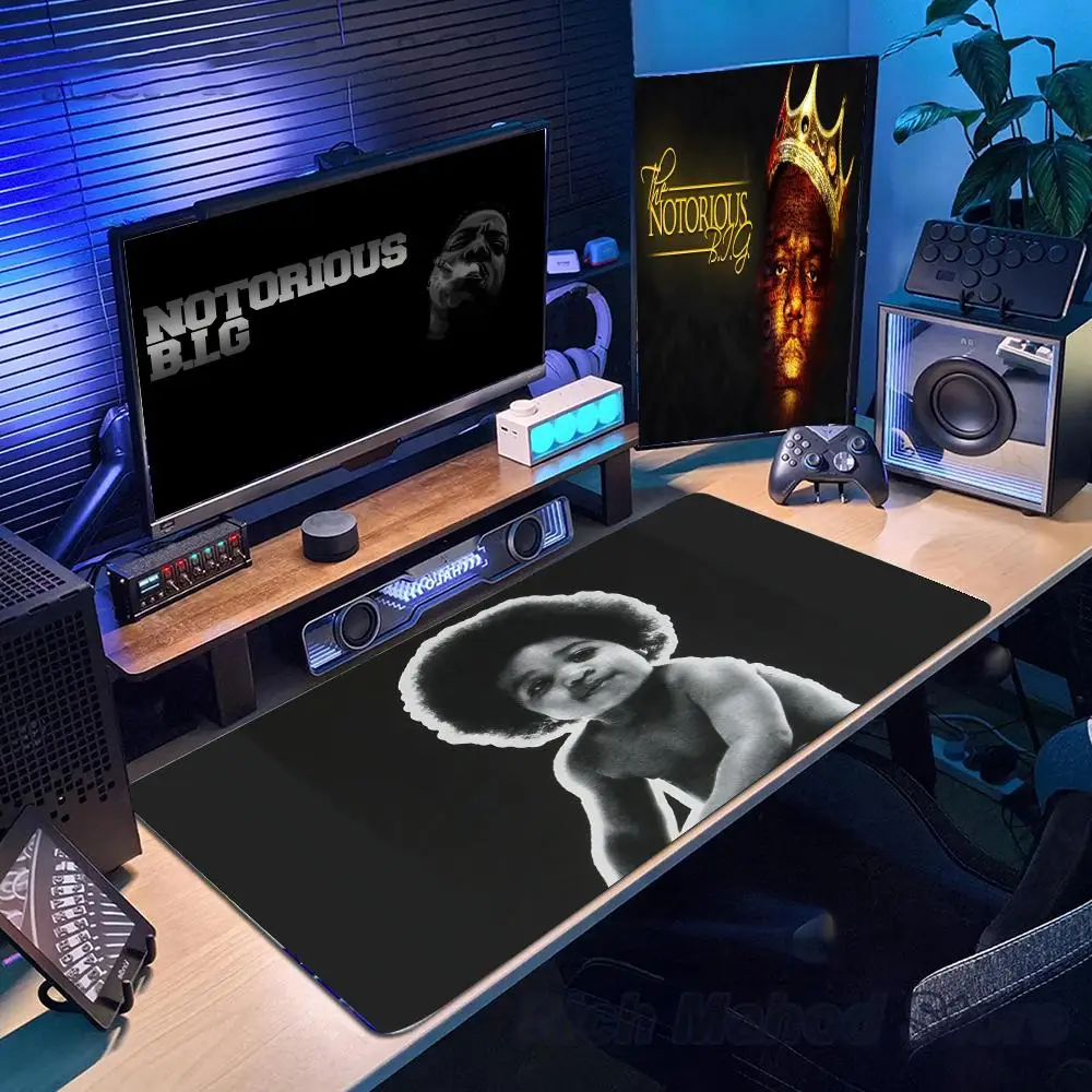 The Notorious B.I.G Mouse Pad Mousepad Large Gaming Mouse Pad LockEdge Thickened Computer Keyboard Table Desk Mat