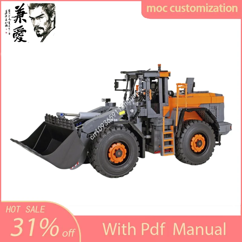 2617 шт. Moc высокотехнологичные DOOSAN DL420-7 модель Xстроительные блоки технология кирпичи игрушки подарки для детей
2617 шт. Moc высокотехнологичные DOOSAN DL420-7 модель Xстроительные блоки технология кирпичи игрушки подарки для детей