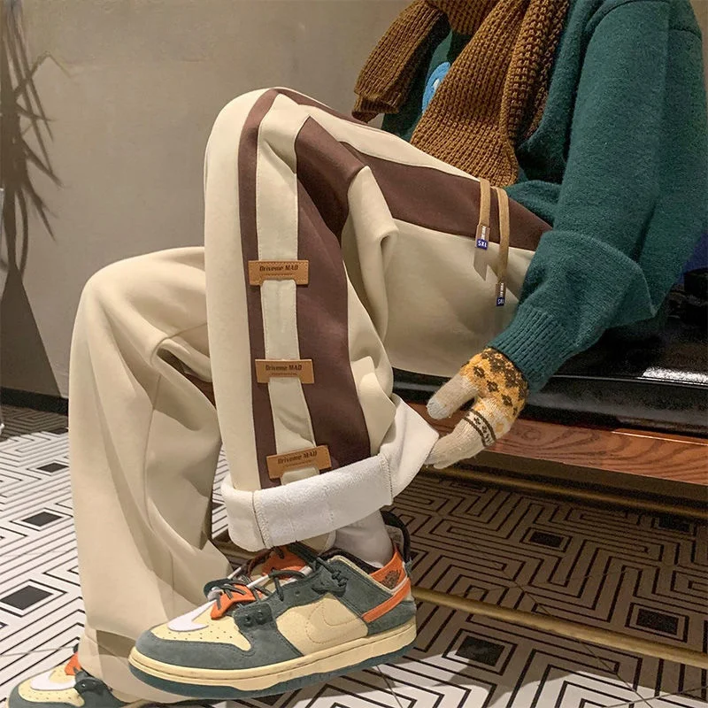 plus Size 300 Pou Loose Casual Wide Leg Pants Men's Autumn Winter Vintage Faion Straight Cut Trousers Comfortable Loose Fit
plus Size 300 Pou Loose Casual Wide Leg Pants Men's Autumn Winter Vintage Faion Straight Cut Trousers Comfortable Loose Fit