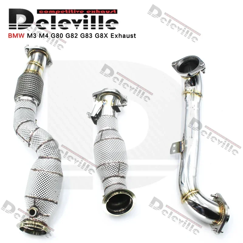 2025/Deleville catless Downpipe ForBMW M3/M4 G82 G80 G83 G8X 3.0T 2019-2022 Stainless Steel exhaust Pipes car exhaust system
2025/Deleville catless Downpipe ForBMW M3/M4 G82 G80 G83 G8X 3.0T 2019-2022 Stainless Steel exhaust Pipes car exhaust system