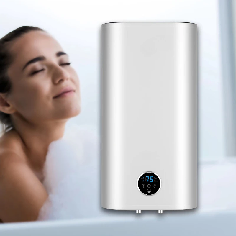 Wifi manufacturer price 30 50 80 100L ultra-thin flat vertical double cylinder household shower storage electric water heater
Wifi manufacturer price 30 50 80 100L ultra-thin flat vertical double cylinder household shower storage electric water heater