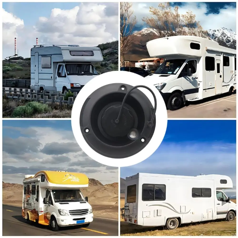 Black RV Gravity Water Inlet Plastic Gravity Fill RV Fresh Water Gravity Fill Hatch Round Fresh Water RV Trailer Gravity Hatch
Black RV Gravity Water Inlet Plastic Gravity Fill RV Fresh Water Gravity Fill Hatch Round Fresh Water RV Trailer Gravity Hatch