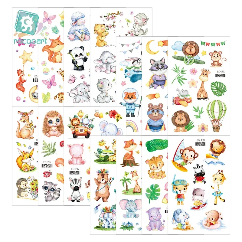 14Sheets Ocean and Animal Styles Glitter Tattoos Stickers for Kids Birthday Gifts for Party Favors Decorations,Temporary Tattoos
14Sheets Ocean and Animal Styles Glitter Tattoos Stickers for Kids Birthday Gifts for Party Favors Decorations,Temporary Tattoos