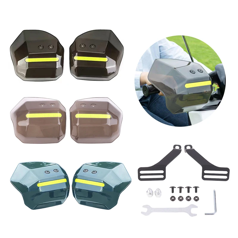 1 Set Wind Rain And Sun Protection Easy To Install Hand Guard For Scooter Motorcycle ATV With Night Reflective Strip
1 Set Wind Rain And Sun Protection Easy To Install Hand Guard For Scooter Motorcycle ATV With Night Reflective Strip