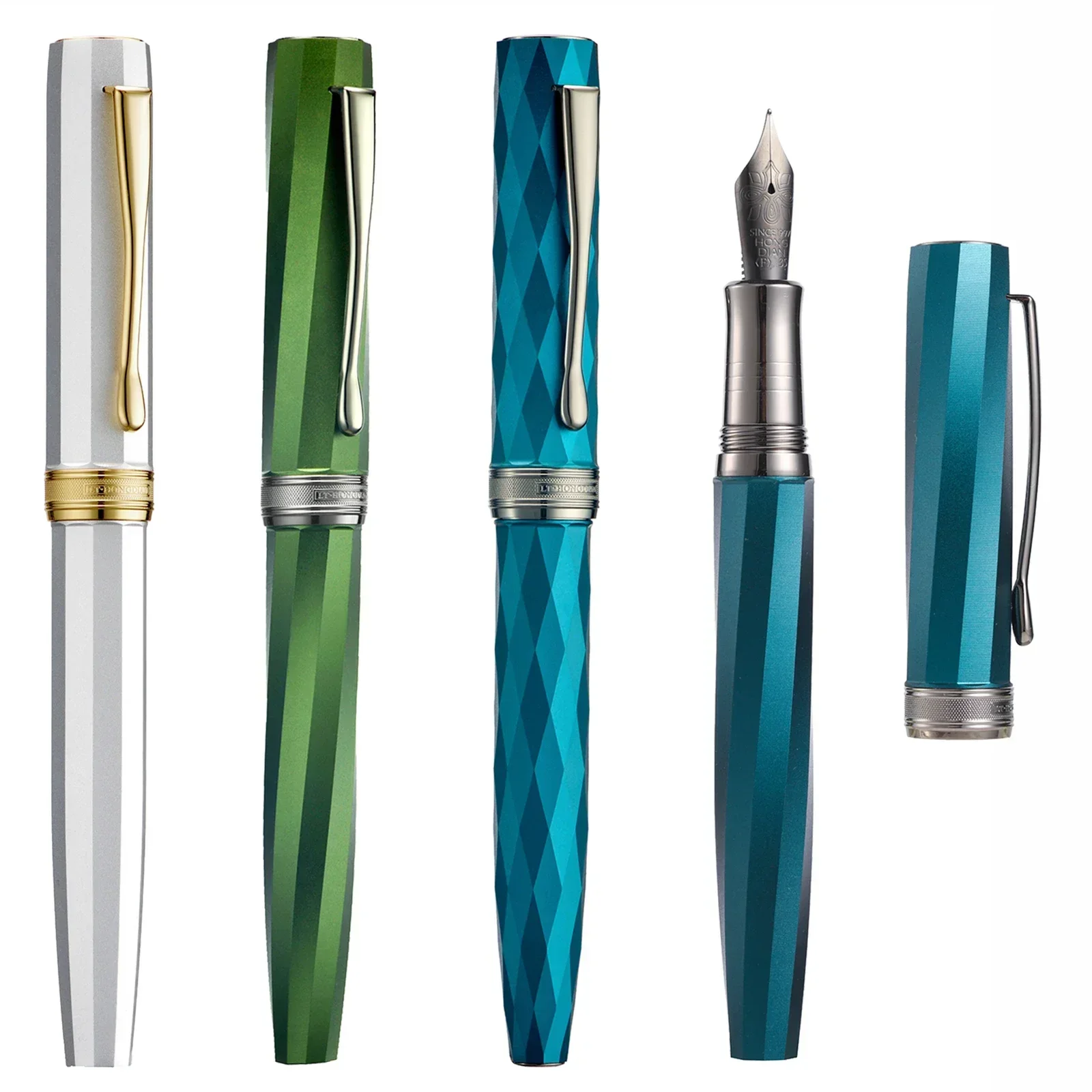 Hongdian N11 Fountain Pen EF/F Nib with Converter, Polygonal Aluminum Alloy Writing Gift Pen Set
Hongdian N11 Fountain Pen EF/F Nib with Converter, Polygonal Aluminum Alloy Writing Gift Pen Set