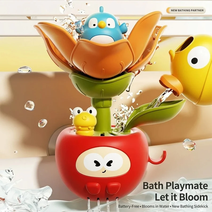 Baby Water Game Bath Toy flower Bathroom Shower Spray Water Bathroom Bathtub Toy Fun Water Spray Sprinkler Gifts For 1-3
Baby Water Game Bath Toy flower Bathroom Shower Spray Water Bathroom Bathtub Toy Fun Water Spray Sprinkler Gifts For 1-3