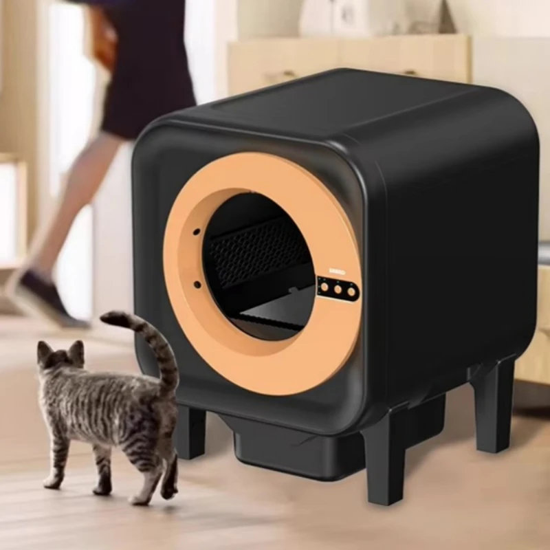 Intelligent Cat Litter Box Cat Toilet fresh air DeodorizationElectric APP Control Large Size Automatic Feces Shovel Anti Splash
Intelligent Cat Litter Box Cat Toilet fresh air DeodorizationElectric APP Control Large Size Automatic Feces Shovel Anti Splash