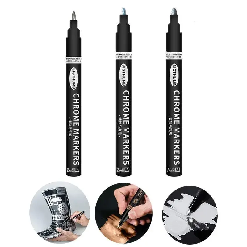 Mirror Marker Silver Liquid Pen Resin Paint Chrome Metallic Craft Pen Accessories
Mirror Marker Silver Liquid Pen Resin Paint Chrome Metallic Craft Pen Accessories