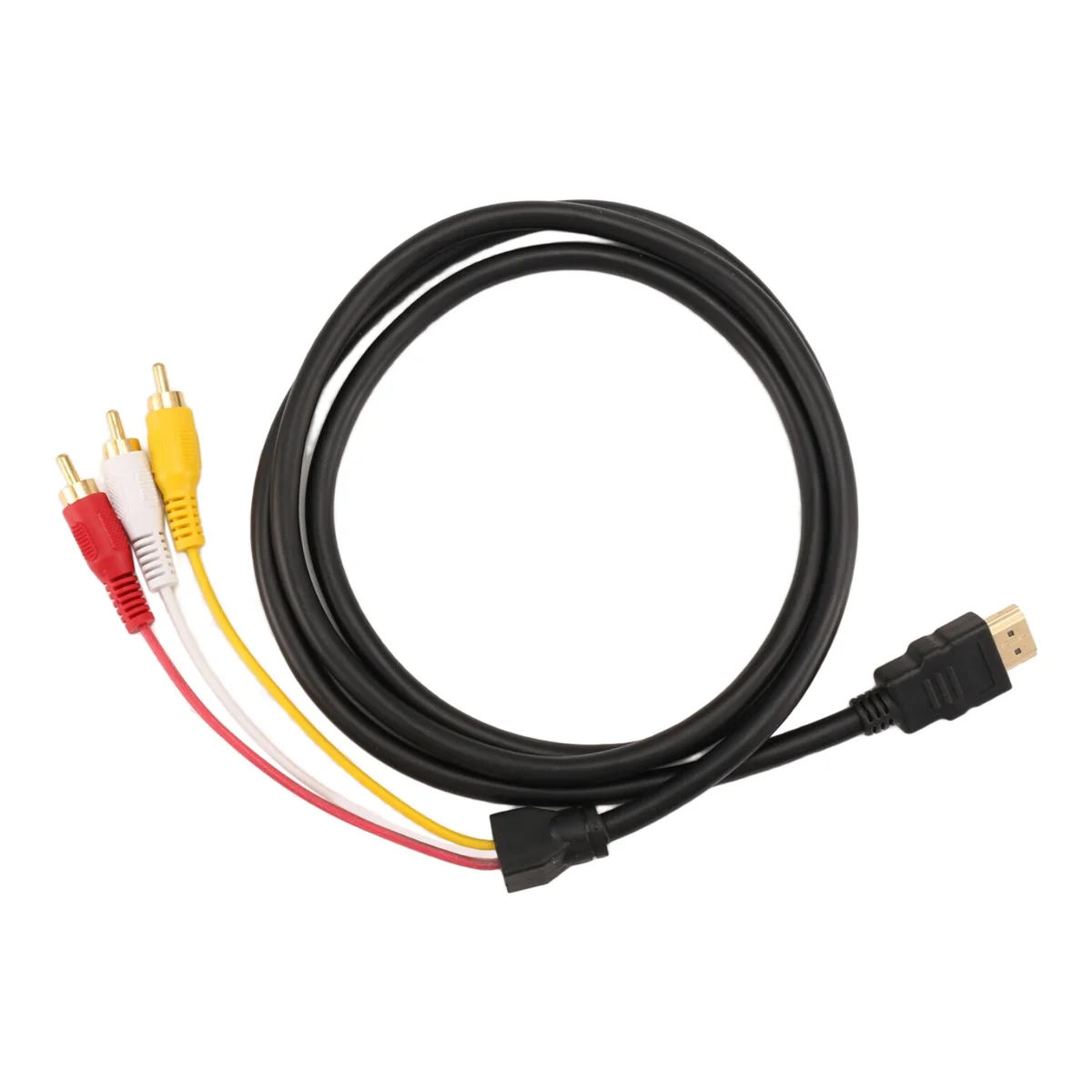 A10I -Compatible to Cable, 1080P 5Ft/-Compatible Male to 3 Video Audio AV Cable Connector Adapter for TV HDTV
A10I -Compatible to Cable, 1080P 5Ft/-Compatible Male to 3 Video Audio AV Cable Connector Adapter for TV HDTV