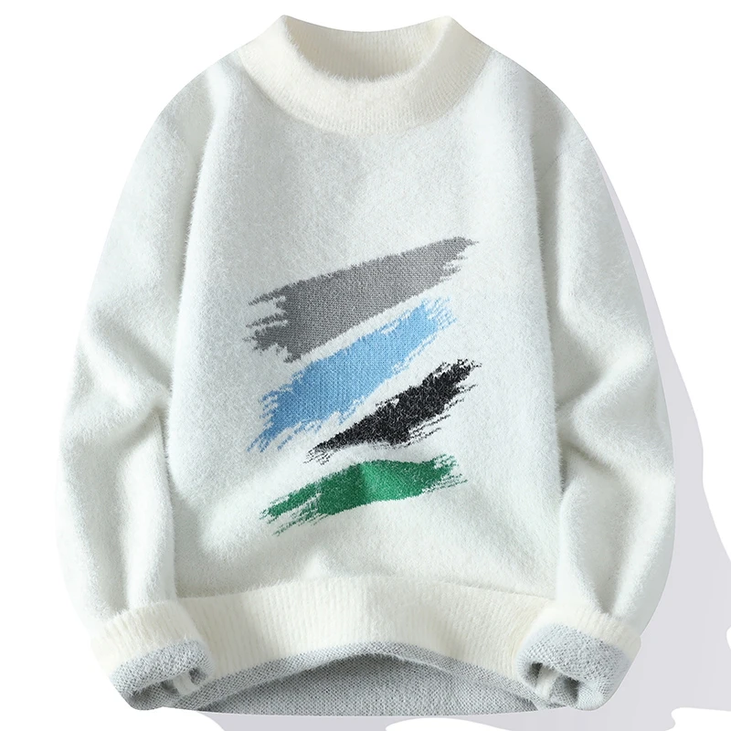 Autumn Winter Luxury Brand Sweater Men Hip Hop Knitted Pullover High Quality Mens 2023 Thick Warm Comfortable Tops Sweaters Male
Autumn Winter Luxury Brand Sweater Men Hip Hop Knitted Pullover High Quality Mens 2023 Thick Warm Comfortable Tops Sweaters Male