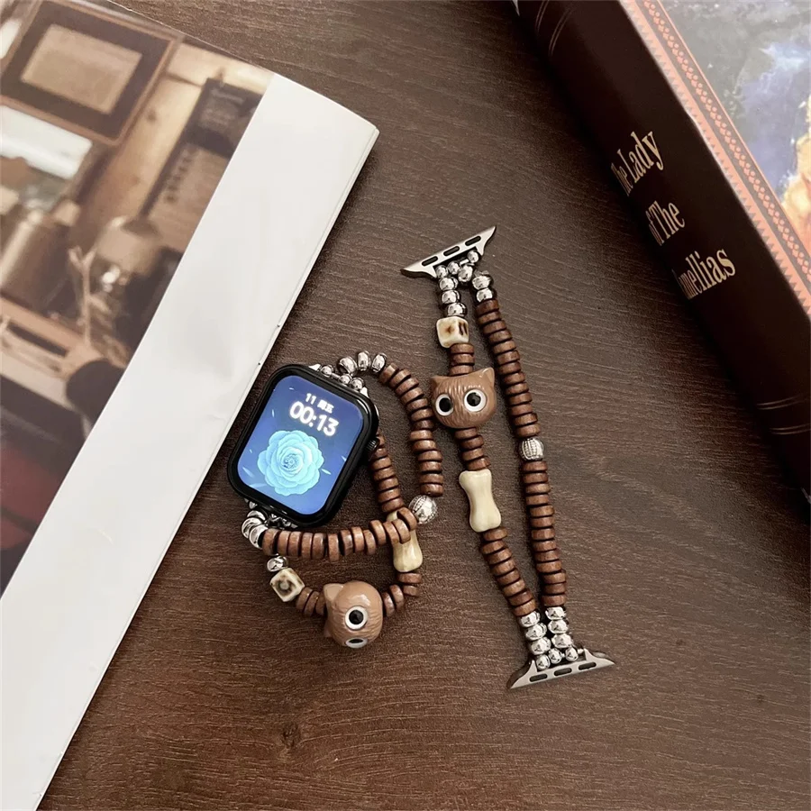 Bohemian bead bracelet compatible with iWatch strap 38mm 40mm 41mm 42mm 44mm 45mm 49mm for women, fashionable handmade elastic s
Bohemian bead bracelet compatible with iWatch strap 38mm 40mm 41mm 42mm 44mm 45mm 49mm for women, fashionable handmade elastic s