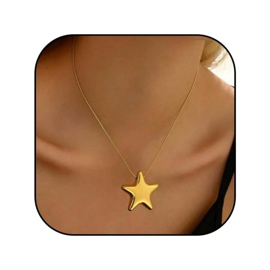 Necklace Chunky Gold Statement Necklace Pendant Gold Chain Women Stocking Stuffers Gifts Women
Necklace Chunky Gold Statement Necklace Pendant Gold Chain Women Stocking Stuffers Gifts Women