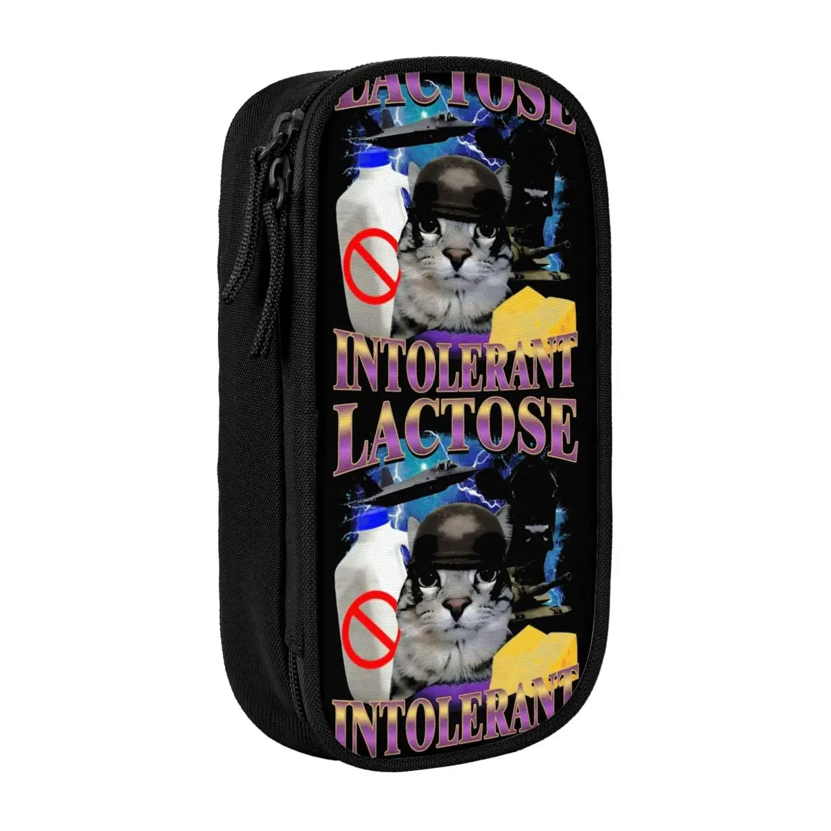 Fun Lactose Intolerant Funny Cat Meme Pencil Cases Pencil Box Pen Holder for Student Large Storage Pencil Bags Gifts Stationery
Fun Lactose Intolerant Funny Cat Meme Pencil Cases Pencil Box Pen Holder for Student Large Storage Pencil Bags Gifts Stationery