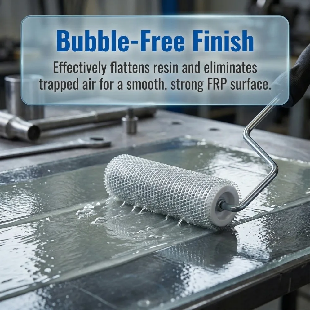 Инструмент для ручного нанесения из алюминия: 3-дюймовый игольчатый валик для удаления пузырьков воздуха, пружинный механизм, моющийся ацетоном
Инструмент для ручного нанесения из алюминия: 3-дюймовый игольчатый валик для удаления пузырьков воздуха, пружинный механизм, моющийся ацетоном