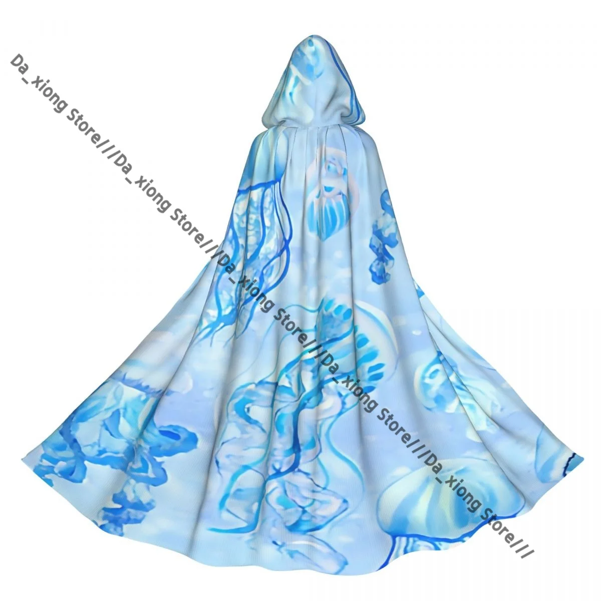 Medieval Halloween Cosplay Cloak Hooded Coat Jellyfish Print Cape Coat Long Trench Costume Wizard Cloak
Medieval Halloween Cosplay Cloak Hooded Coat Jellyfish Print Cape Coat Long Trench Costume Wizard Cloak