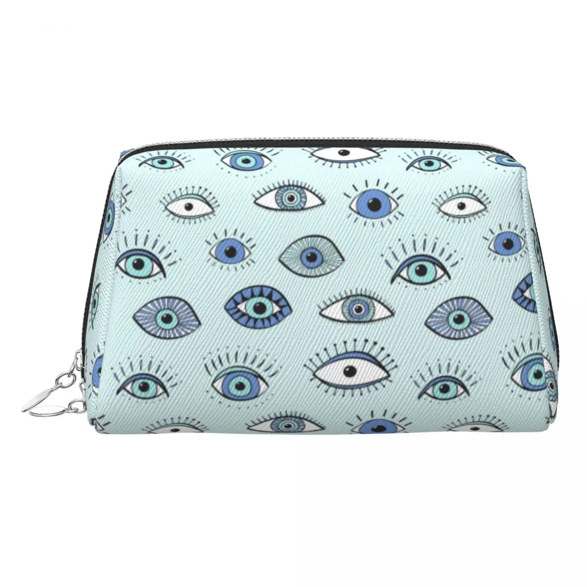 Злой глаз! Косметичка для женщин, сумка для макияжа с узором «Глаз Захария» (синий амулет), в стиле бохо, для путешествий и повседневного использования, органайзер для туалетных принадлежностей, сувенир
Злой глаз! Косметичка для женщин, сумка для макияжа с узором «Глаз Захария» (синий амулет), в стиле бохо, для путешествий и повседневного использования, органайзер для туалетных принадлежностей, сувенир