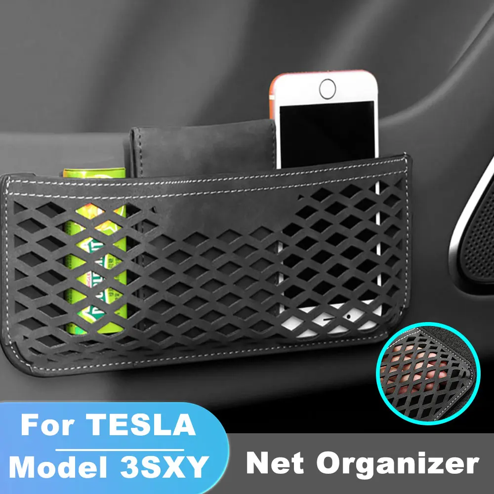 For Tesla Model 3 Y X S Storage Net Automotive Pocket Organizer Bag For Mobile Phone Holder Auto Pouch Adhesive Visor Box
For Tesla Model 3 Y X S Storage Net Automotive Pocket Organizer Bag For Mobile Phone Holder Auto Pouch Adhesive Visor Box