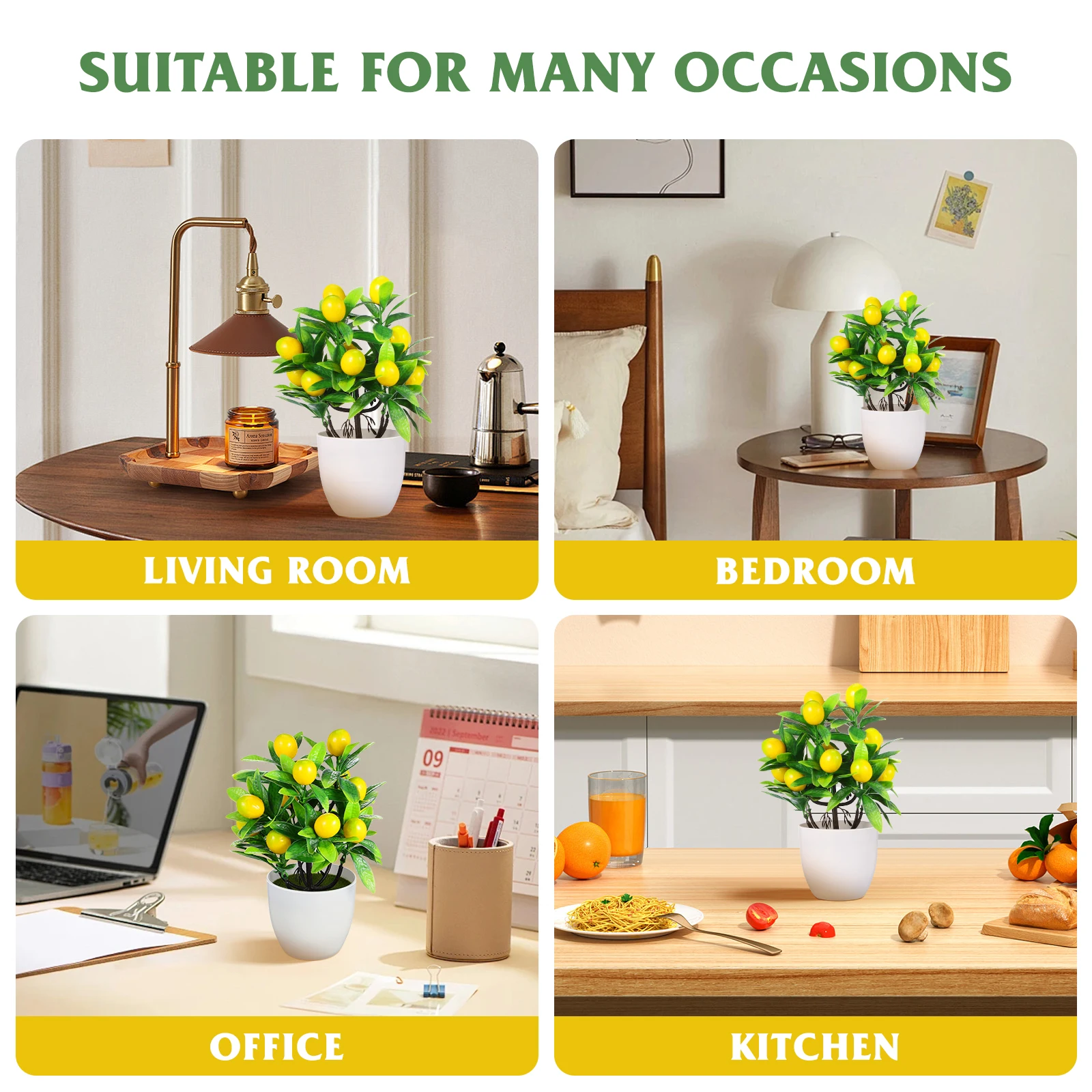 Mini Lemon Tree Potted Plant Fake Small Bonsai Artificial Green Decor Desktop Home Office Indoor Balcony Fish Tank
Mini Lemon Tree Potted Plant Fake Small Bonsai Artificial Green Decor Desktop Home Office Indoor Balcony Fish Tank
