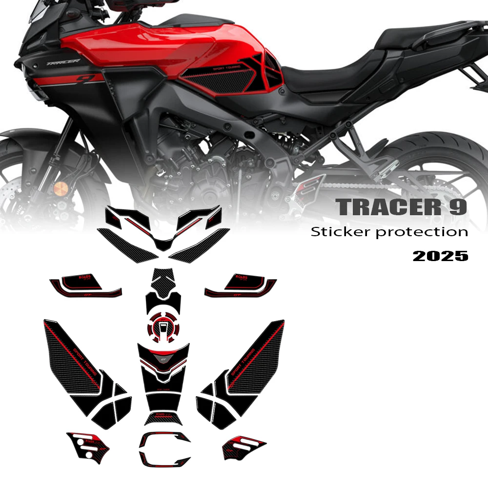 Аксессуары для Tracer 9 GT 2025, 3D защитная наклейка из эпоксидной смолы, наклейки на бак мотоцикла, комплект защитных наклеек
Аксессуары для Tracer 9 GT 2025, 3D защитная наклейка из эпоксидной смолы, наклейки на бак мотоцикла, комплект защитных наклеек