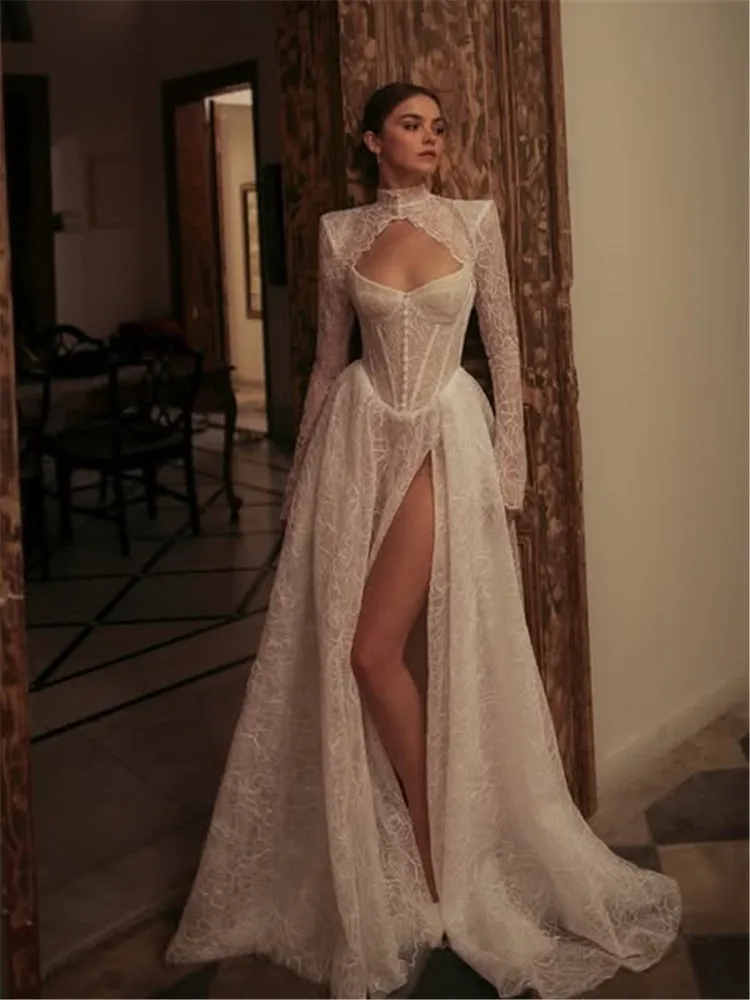 Свадебное платье с корсетом, кружевное платье с длинными рукавами, Vestido De Novia Brillante Vestidos, свадебные платья Noiva Boda Casamento Novias Trouwjurk
Свадебное платье с корсетом, кружевное платье с длинными рукавами, Vestido De Novia Brillante Vestidos, свадебные платья Noiva Boda Casamento Novias Trouwjurk