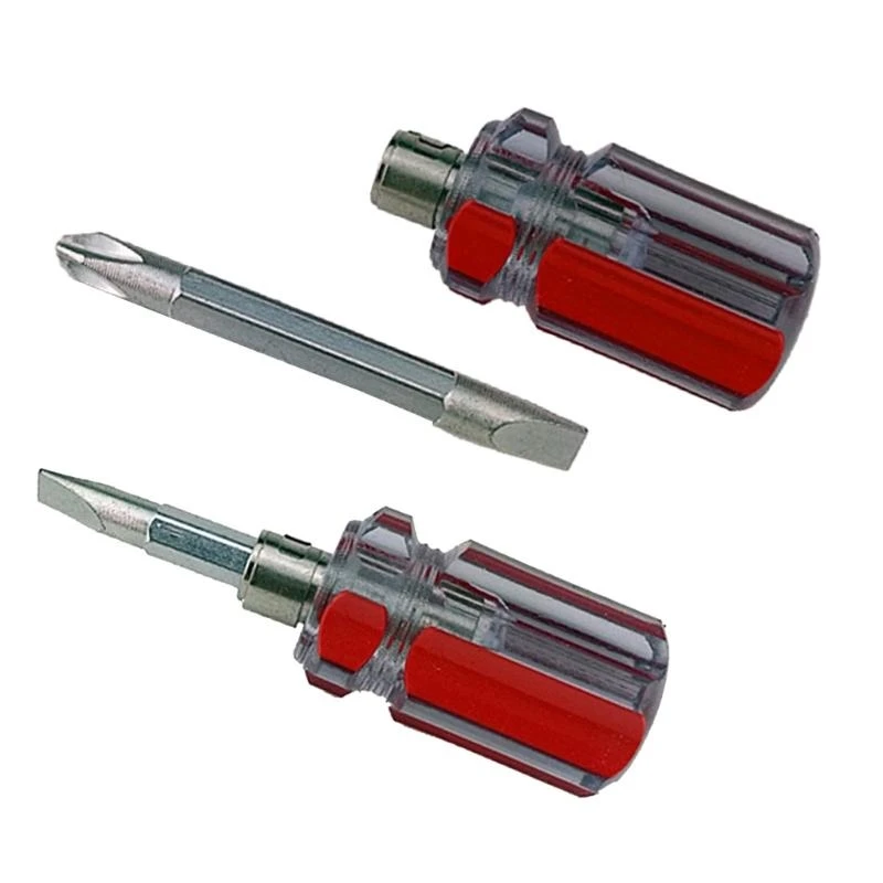 652F 2pcs Compact Multifunctional Double Ended Flat and Crosses Heads Mini Screwdrivers for Home DIY and Professional Needs
652F 2pcs Compact Multifunctional Double Ended Flat and Crosses Heads Mini Screwdrivers for Home DIY and Professional Needs