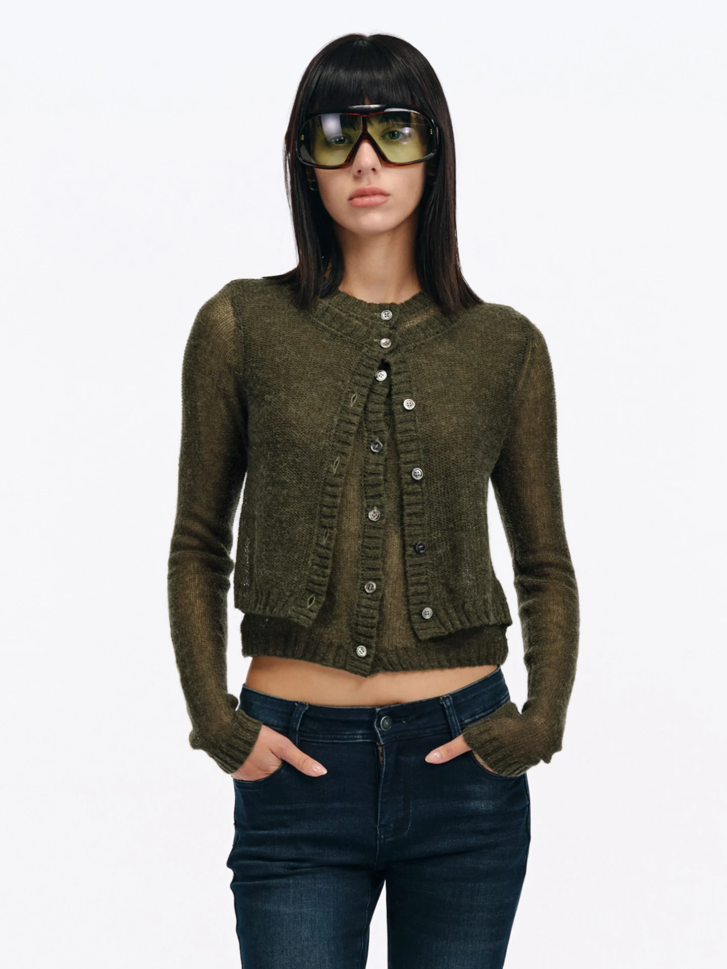 Mixed Wool Alpaca Hair Cardigan ell Button Layered Two Little Guys Sweater Commute Sle Slim Fit Long Sve round Ne
Mixed Wool Alpaca Hair Cardigan ell Button Layered Two Little Guys Sweater Commute Sle Slim Fit Long Sve round Ne