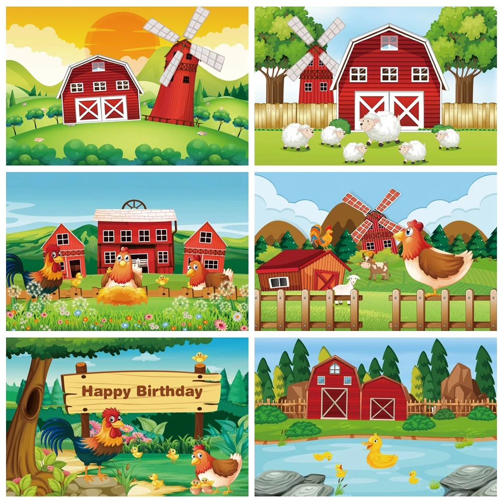 Cartoon Farm Barn Animals Photography Backdrop Kids Birthday Party Decoration Baby Shower Photographic Background Photo Studio
Cartoon Farm Barn Animals Photography Backdrop Kids Birthday Party Decoration Baby Shower Photographic Background Photo Studio