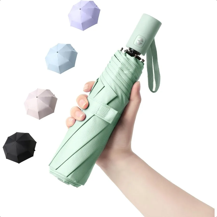 Small Travel Umbrella for Rain and Sun Protection 42 Inch Arc Canopy Windproof and Compact
Small Travel Umbrella for Rain and Sun Protection 42 Inch Arc Canopy Windproof and Compact
