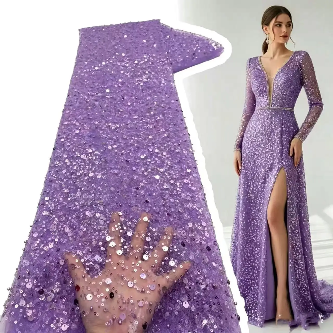 5 Yards african fabric for women Sequins Beaded Lace Fabric High Quality French Nigerian Embroidery for Wedding Sewing 2026
5 Yards african fabric for women Sequins Beaded Lace Fabric High Quality French Nigerian Embroidery for Wedding Sewing 2026