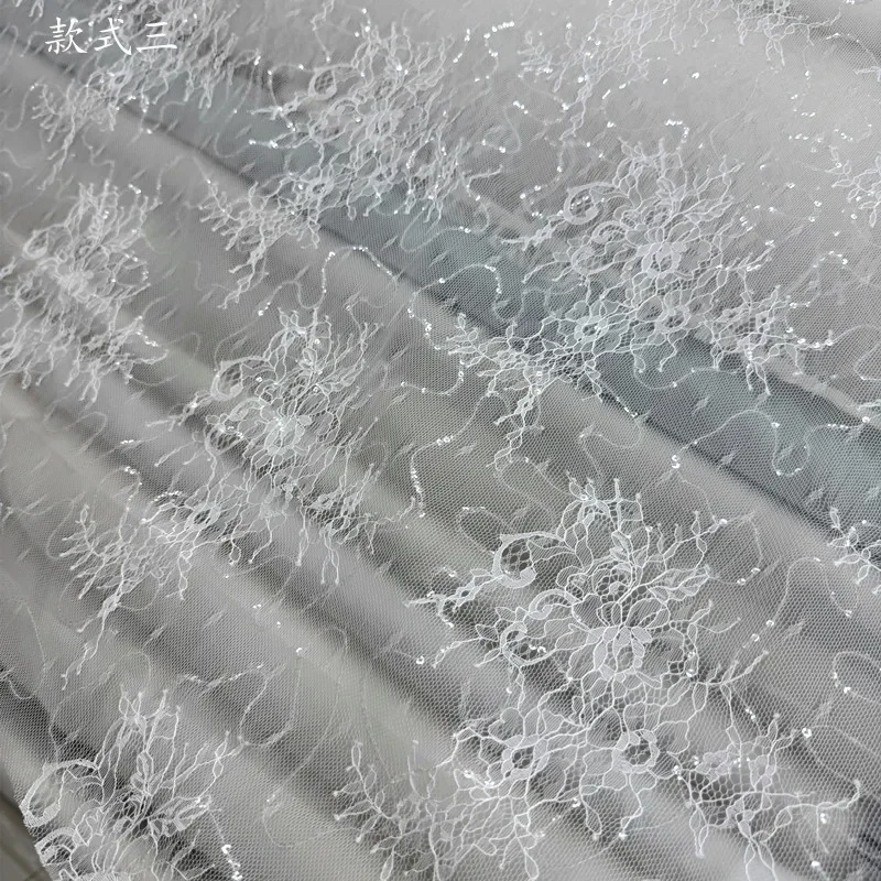 Large Floral Lace Embroidery Sequins Sheer Tulle Lace Fabric DIY Wedding Dress Evening Gown Bridal Attire Formal Decor Clothing
Large Floral Lace Embroidery Sequins Sheer Tulle Lace Fabric DIY Wedding Dress Evening Gown Bridal Attire Formal Decor Clothing