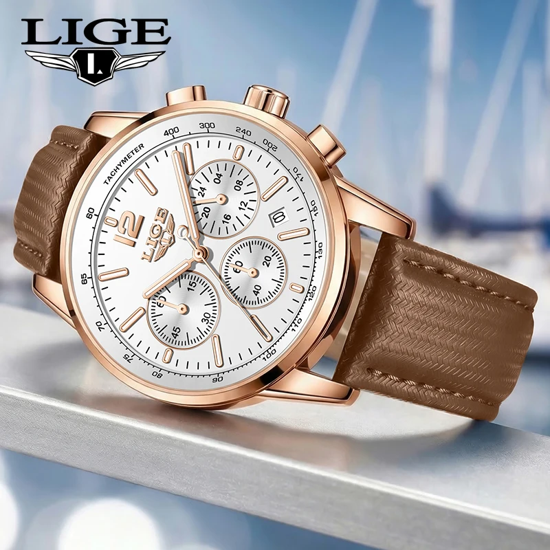 Luxury LIGE 2026 Brand Watches Men Fashion Casual Quartz Wristwatches 30M Waterproof Luminous Chronograph Mens Watch Gifts Reloj
Luxury LIGE 2026 Brand Watches Men Fashion Casual Quartz Wristwatches 30M Waterproof Luminous Chronograph Mens Watch Gifts Reloj