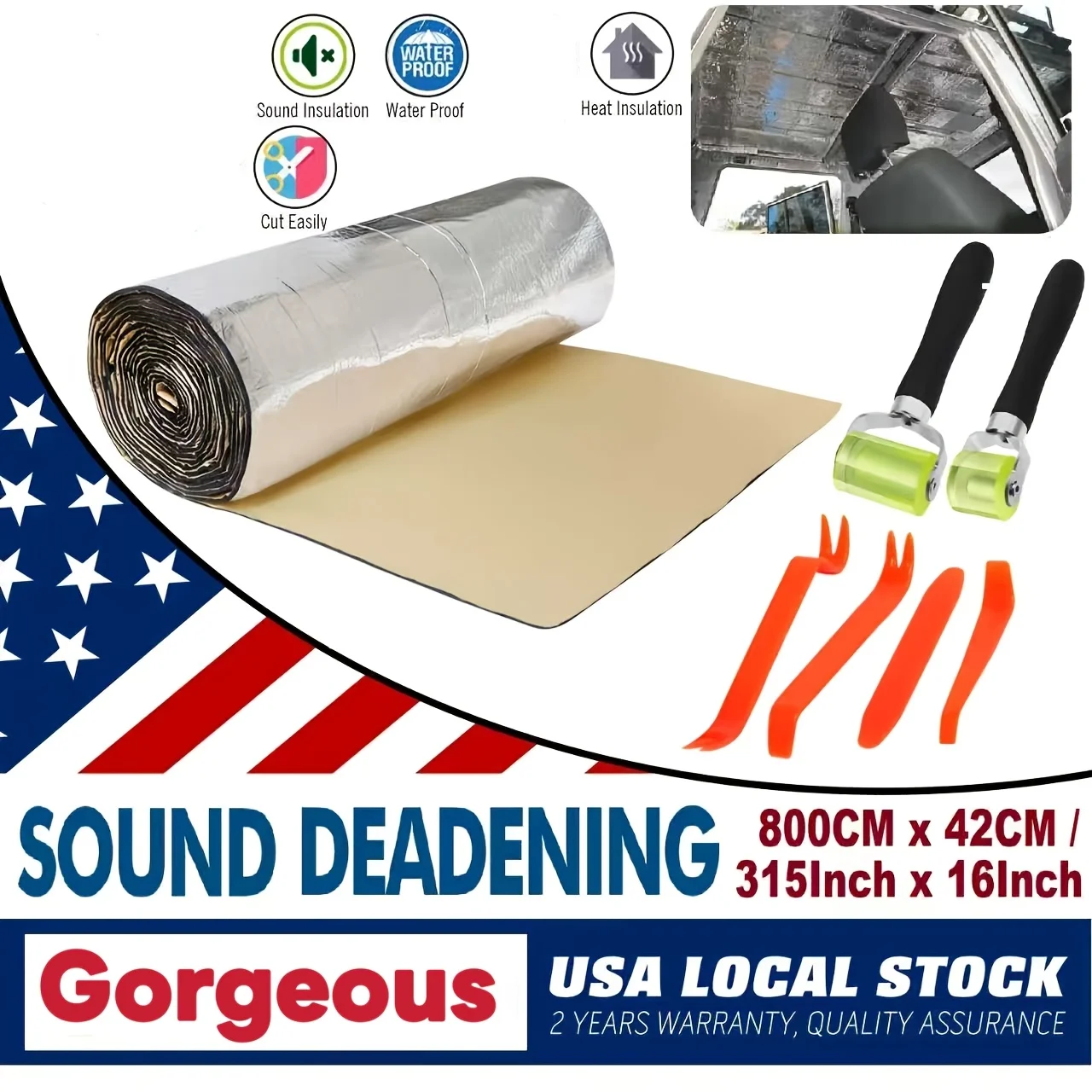 315"x16" Car Heat Shield Insulation Mat Automotive Sound Deadener Deadening Mat Automobile Sound Deadening & Heat Insulation Mat
315"x16" Car Heat Shield Insulation Mat Automotive Sound Deadener Deadening Mat Automobile Sound Deadening & Heat Insulation Mat