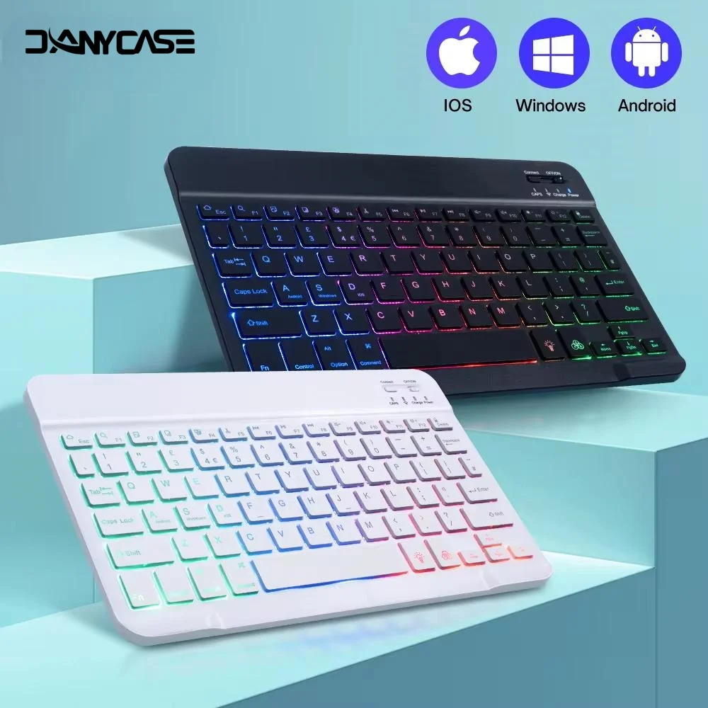 Клавиатура беспроводная с RGB-подсветкой для планшета, iPad, телефона, ПК, Android, IOS, Windows, Bluetooth, 10 дюймов
Клавиатура беспроводная с RGB-подсветкой для планшета, iPad, телефона, ПК, Android, IOS, Windows, Bluetooth, 10 дюймов