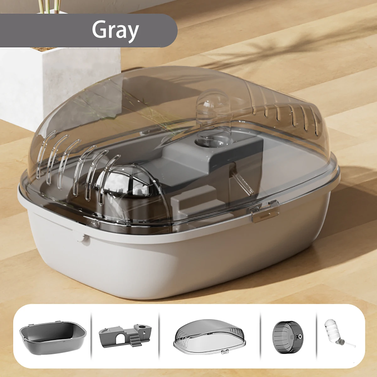 Hamster Baby Growth Cage with Running Wheel Slide Toy for Small Pets
Hamster Baby Growth Cage with Running Wheel Slide Toy for Small Pets