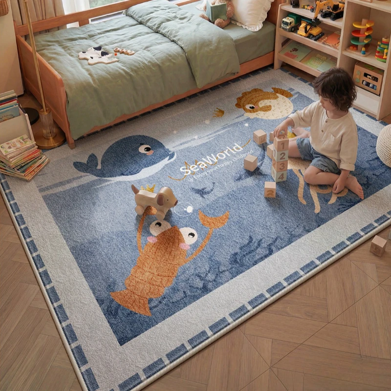Cartoon Style Rugs for Bedroom Fluffy Soft Bedside Floor Mat Large Area Living Room Decoration Carpet Thick Plush Children's Rug
Cartoon Style Rugs for Bedroom Fluffy Soft Bedside Floor Mat Large Area Living Room Decoration Carpet Thick Plush Children's Rug