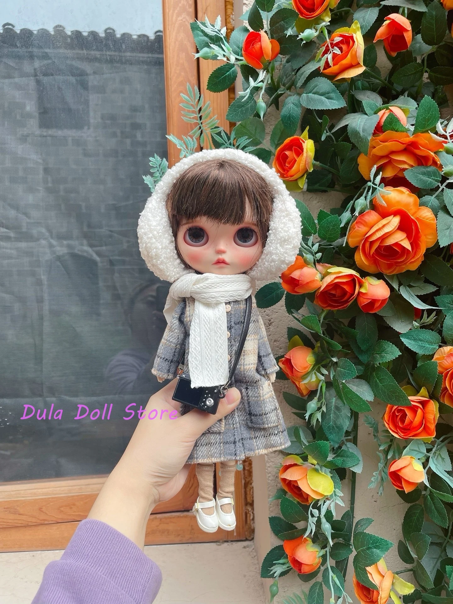 (Benefits)Dula Doll Clothes Dress Grey long tartan coat set Blythe ob24 ob22 Azone Licca ICY JerryB 1/6 Bjd Doll Accessories
(Benefits)Dula Doll Clothes Dress Grey long tartan coat set Blythe ob24 ob22 Azone Licca ICY JerryB 1/6 Bjd Doll Accessories
