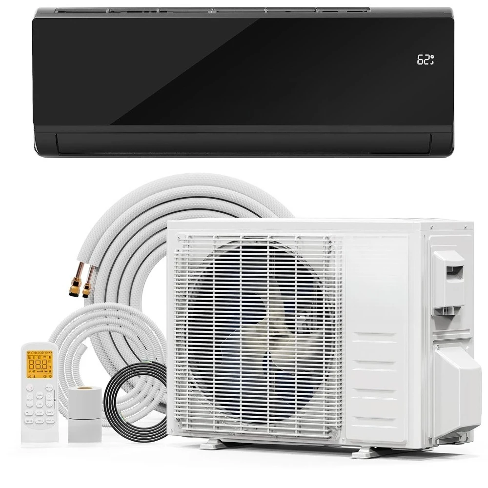 9000 BTU Mini Split AC/Heating System with Inverter, 19 SEER2 Energy Saving 115V Ductless Split-System Air, Customized
9000 BTU Mini Split AC/Heating System with Inverter, 19 SEER2 Energy Saving 115V Ductless Split-System Air, Customized