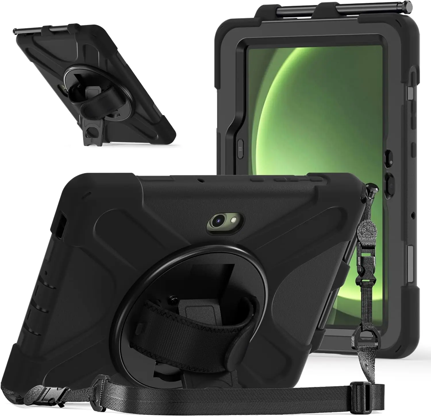 360° Rotating Case for Sumsung Galaxy Tab Active Pro 4/5 Pro T540 T630 X350 10.1inch Durable, Dustproof Features Shoulder Strap
360° Rotating Case for Sumsung Galaxy Tab Active Pro 4/5 Pro T540 T630 X350 10.1inch Durable, Dustproof Features Shoulder Strap
