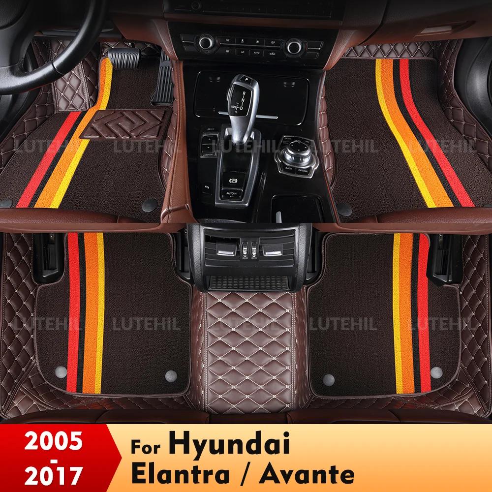 For Hyundai Elantra / Avante 2005-2017 16 15 14 Double Layer Car Floor Mats Custom Foot Pads Carpet Cover Interior Accessories
For Hyundai Elantra / Avante 2005-2017 16 15 14 Double Layer Car Floor Mats Custom Foot Pads Carpet Cover Interior Accessories