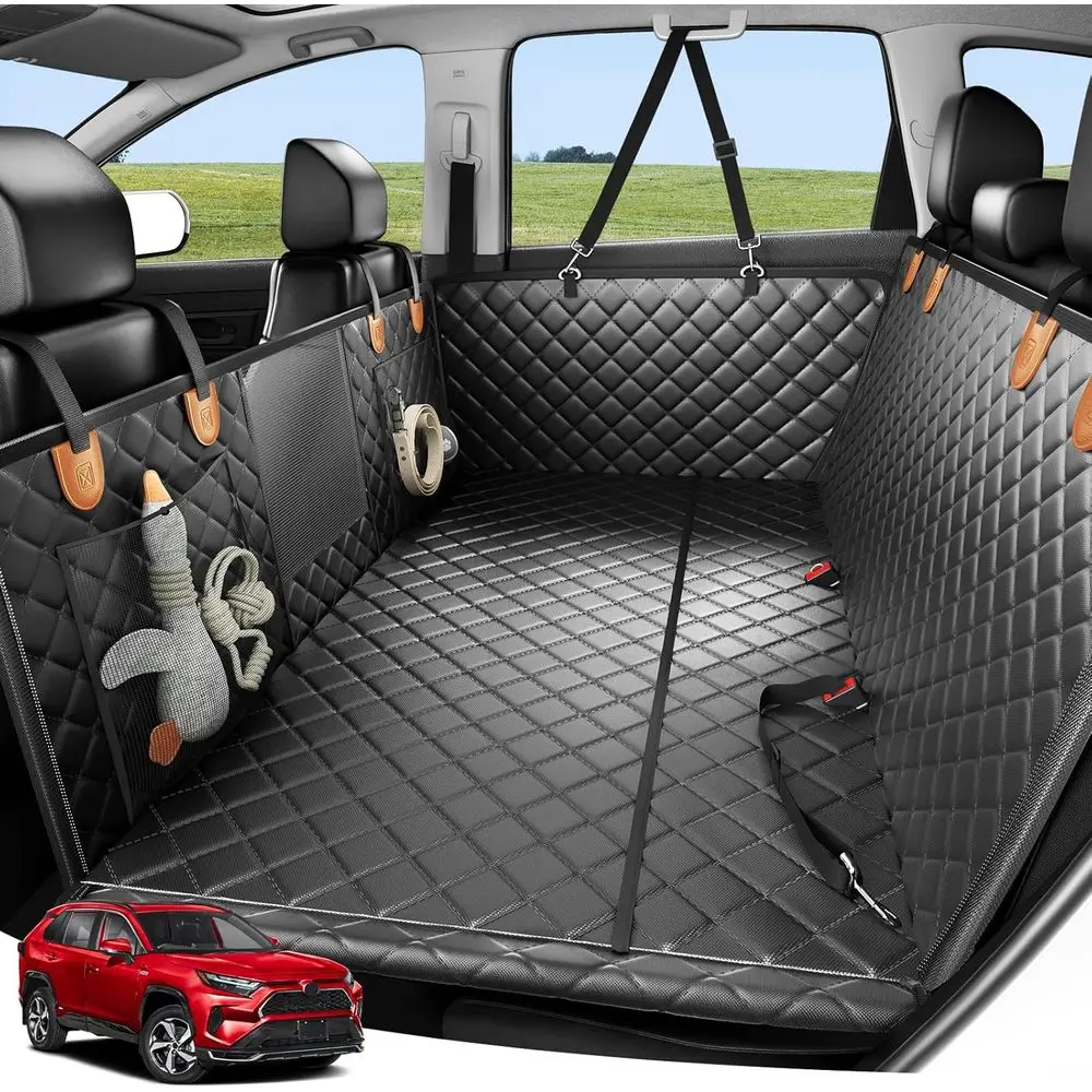 Heavy-Duty Dog Car Seat Cover, lat Solid Back Seat Extender or Multi Large Dogs, Hard-Base Supports 450 lb, Waterproo Scratchpro
Heavy-Duty Dog Car Seat Cover, lat Solid Back Seat Extender or Multi Large Dogs, Hard-Base Supports 450 lb, Waterproo Scratchpro