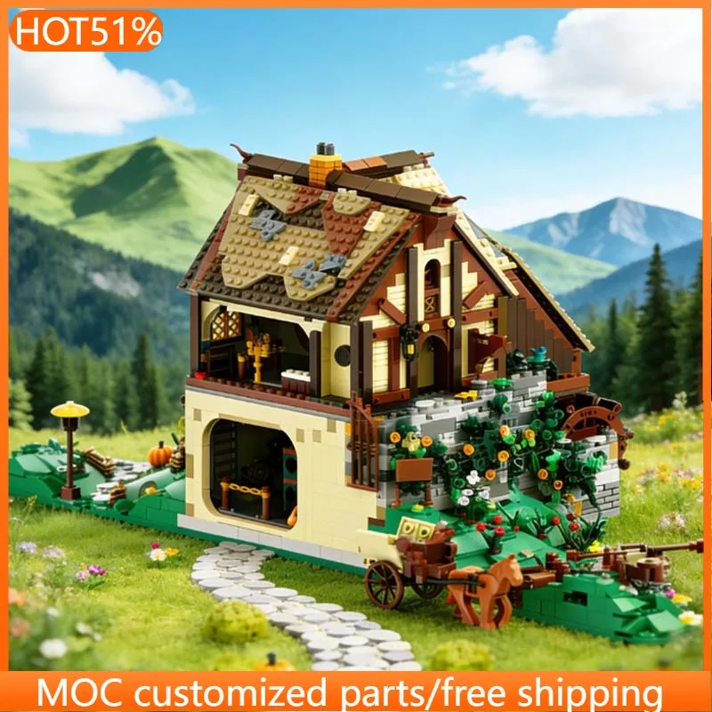 3550 деталей: Городская улица, Мельница Сэндимана, MOC, модульный конструктор, простой креативный дизайн, детский набор для творчества, игрушка для мальчиков, рождественский подарок
3550 деталей: Городская улица, Мельница Сэндимана, MOC, модульный конструктор, простой креативный дизайн, детский набор для творчества, игрушка для мальчиков, рождественский подарок