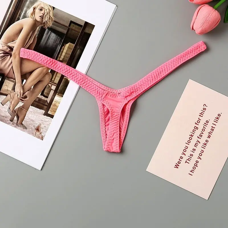Deep V-thong Women's Sexy Breathable One Thread Low Waist Fun T-shaped Underwear Sexy Underwear
Deep V-thong Women's Sexy Breathable One Thread Low Waist Fun T-shaped Underwear Sexy Underwear