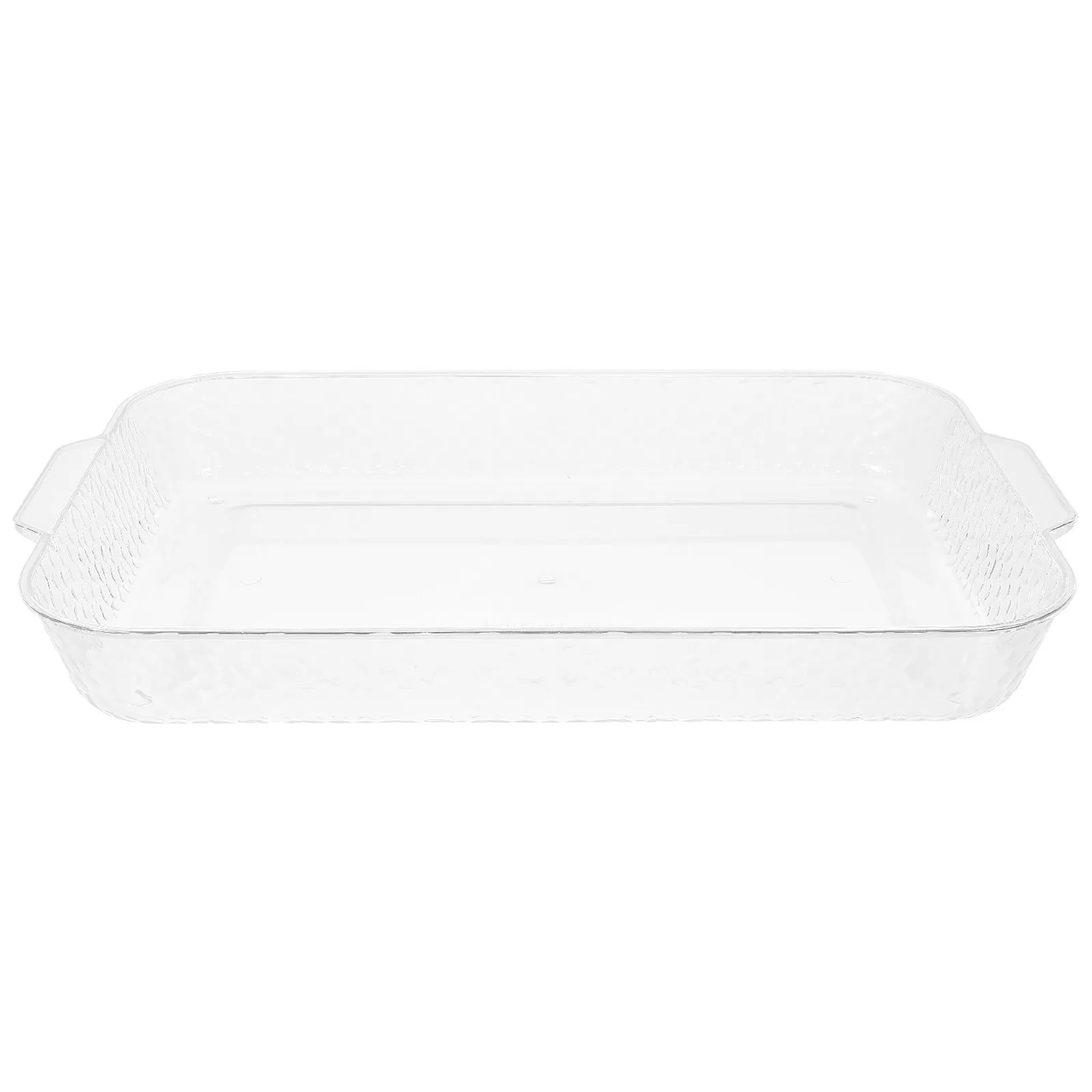 Serving Tray Transparent Luxurious Texture Large Capacity Rectangular Fruit Holder Multi-Functional Use Exquisite Craftsmanship
Serving Tray Transparent Luxurious Texture Large Capacity Rectangular Fruit Holder Multi-Functional Use Exquisite Craftsmanship