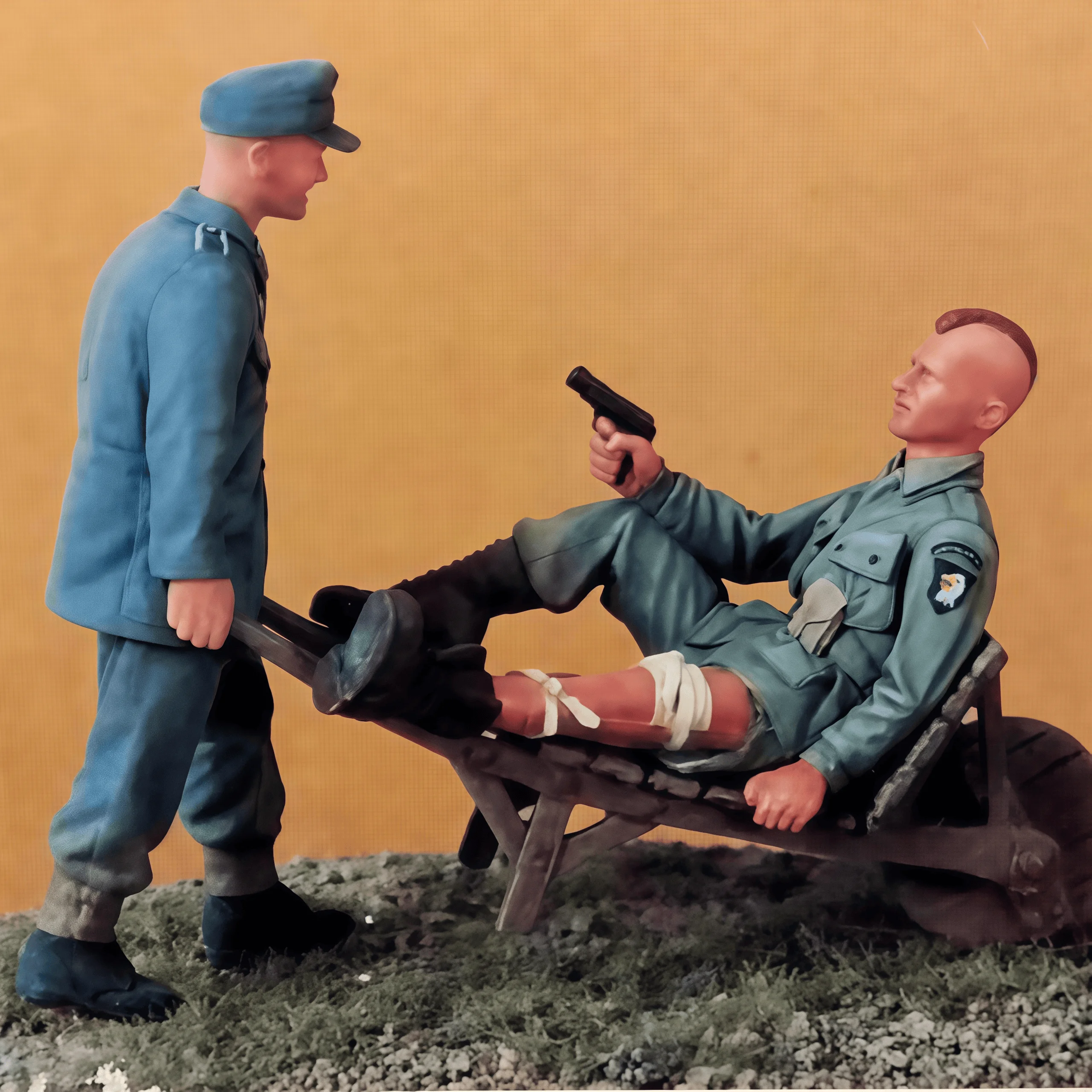 1/35 Cast Resin Model Assembly Kit, Resin Soldier Scene Layout, Unpainted
1/35 Cast Resin Model Assembly Kit, Resin Soldier Scene Layout, Unpainted