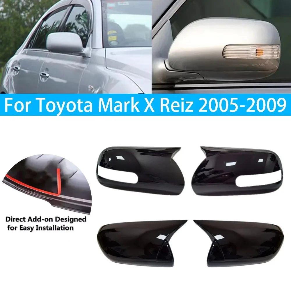 For Toyota Mark X Reiz 2005-2009 Car Rearview Side Mirror Cover Wing Cap Exterior Door Rear View Case Trim Carbon Fiber Look
For Toyota Mark X Reiz 2005-2009 Car Rearview Side Mirror Cover Wing Cap Exterior Door Rear View Case Trim Carbon Fiber Look