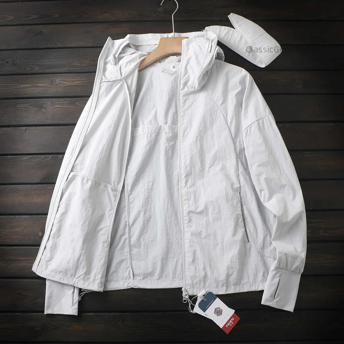 Light UPF50 + sunscreen clothing, cool and breathable skin clothing jacket
Light UPF50 + sunscreen clothing, cool and breathable skin clothing jacket