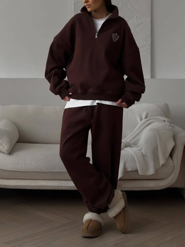 Trendy Printed Thickened Warm Polo Collar Sweatshirt Street Style Rocker Fashionable Spring Autumn Casual Comfortable Cotton
Trendy Printed Thickened Warm Polo Collar Sweatshirt Street Style Rocker Fashionable Spring Autumn Casual Comfortable Cotton