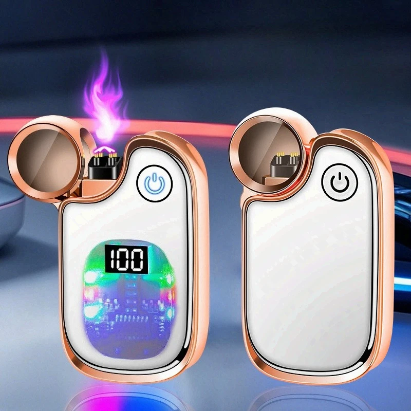 2026 New Dual Arc Charging Display Power Lighter, LED Colorful Lights, Type-C Charging Electronic Ignitor, High-end Holiday Gift
2026 New Dual Arc Charging Display Power Lighter, LED Colorful Lights, Type-C Charging Electronic Ignitor, High-end Holiday Gift