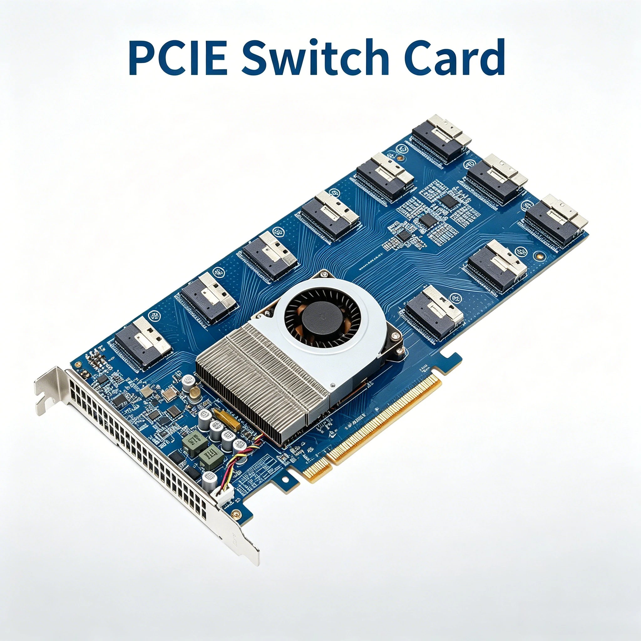 PLX88096 PCIe 4.0 X16 Expansion Card Free Splitting SFF8654 SlimSAS Adapter For NVMe SSD Multi GPU Workstation Server
PLX88096 PCIe 4.0 X16 Expansion Card Free Splitting SFF8654 SlimSAS Adapter For NVMe SSD Multi GPU Workstation Server
