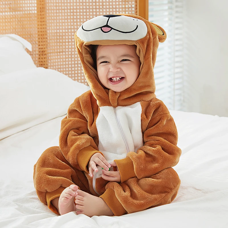 2023 New Born Baby Boy Girl Clothes Fall Winter Romper Cartoon Bear Long Sleeve Hooded Jumpsuit with Zipper Outfit 0-24 Months
2023 New Born Baby Boy Girl Clothes Fall Winter Romper Cartoon Bear Long Sleeve Hooded Jumpsuit with Zipper Outfit 0-24 Months
